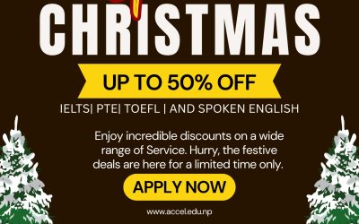 Best Special Christmas: Up to 50% Off! IELTS | PTE | Spoken English