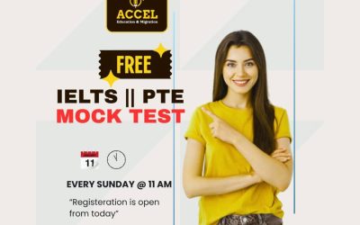 FREE IELTS & PTE Mock Tests at ACCEL Consultancy