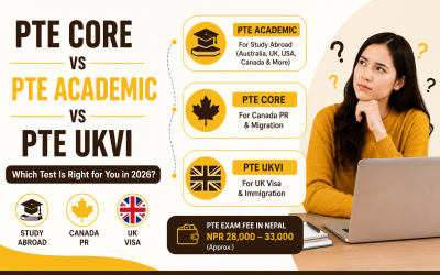 PTE Core vs PTE Academic vs PTE UKVI: Full Difference Explained for 2026